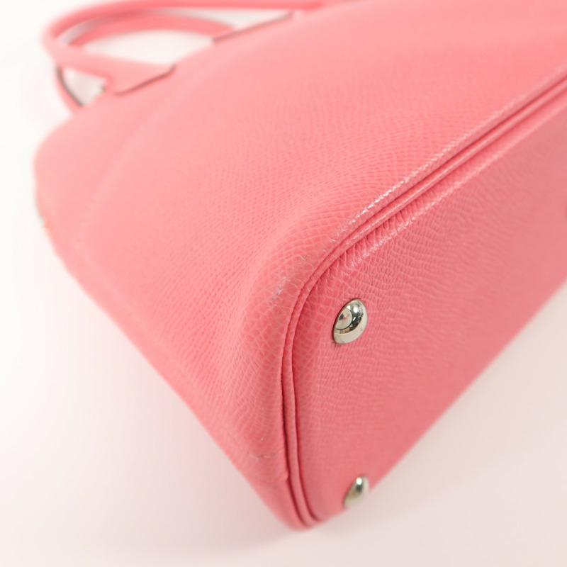 HERMES Epsom皮革Bolide 27手挽肩背兩用袋Rose Azalee-11