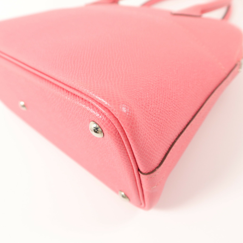 HERMES Epsom皮革Bolide 27手挽肩背兩用袋Rose Azalee-12