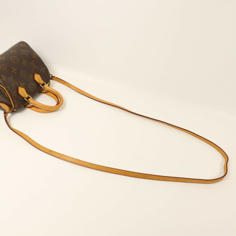 LOUIS VUITTON Monogram Nano Speedy手挽肩背兩用袋-7