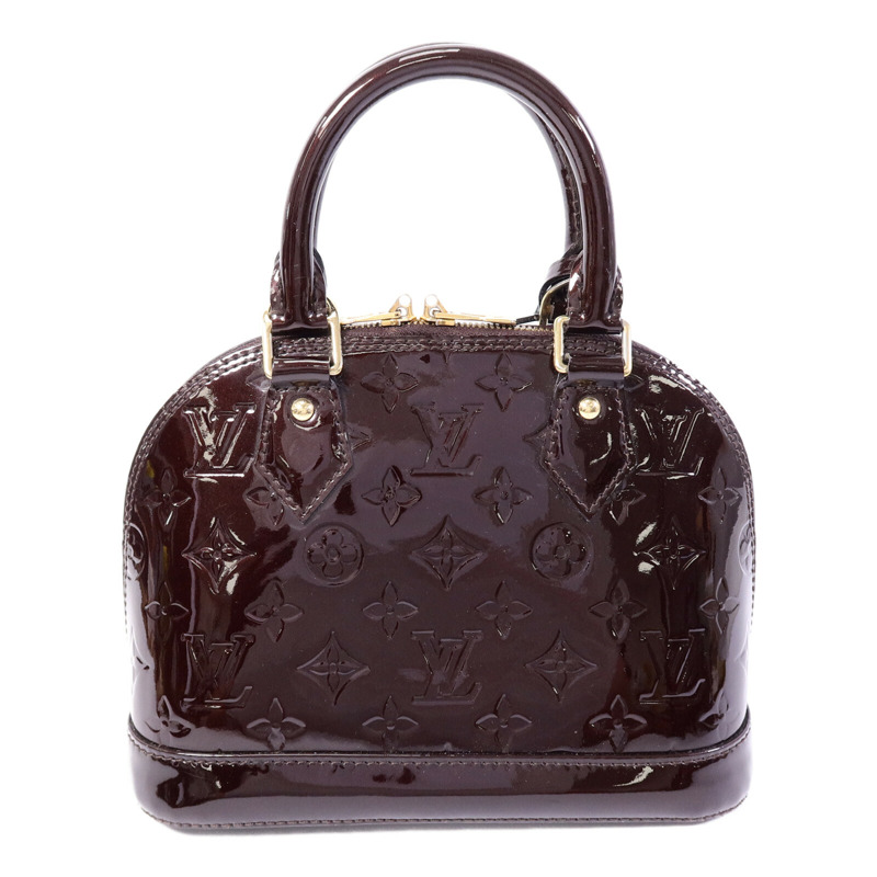 LOUIS VUITTON Monogram Vernis Alma BB手挽肩背兩用袋-1