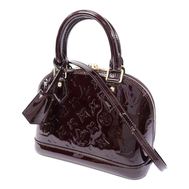 LOUIS VUITTON Monogram Vernis Alma BB手挽肩背兩用袋-2