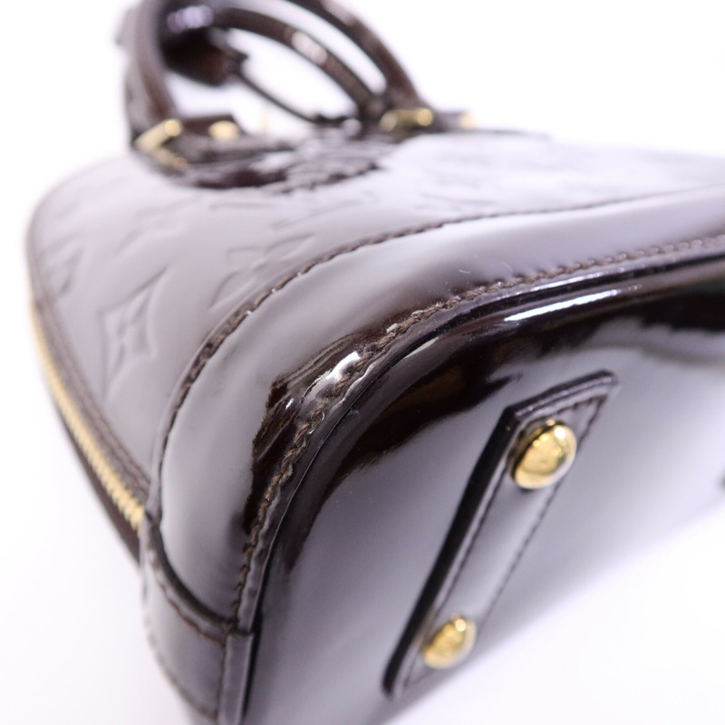 LOUIS VUITTON Monogram Vernis Alma BB手挽肩背兩用袋-12