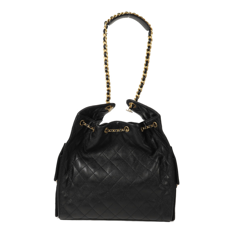 CHANEL 牛皮皮革25 Medium Hand Bag鏈帶手挽袋-1