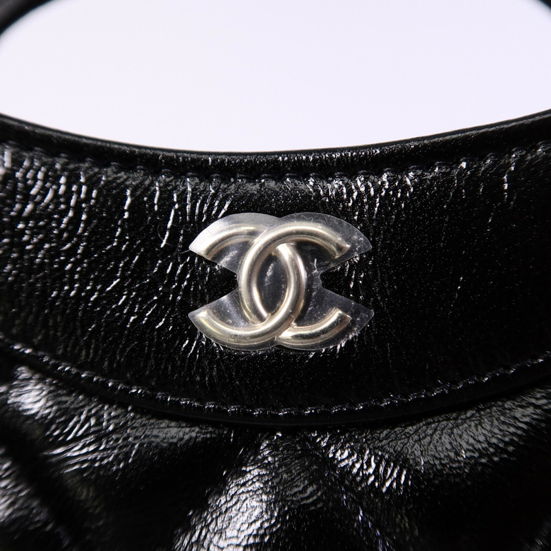 CHANEL 牛皮皮革Nano 31鏈帶肩背袋-6