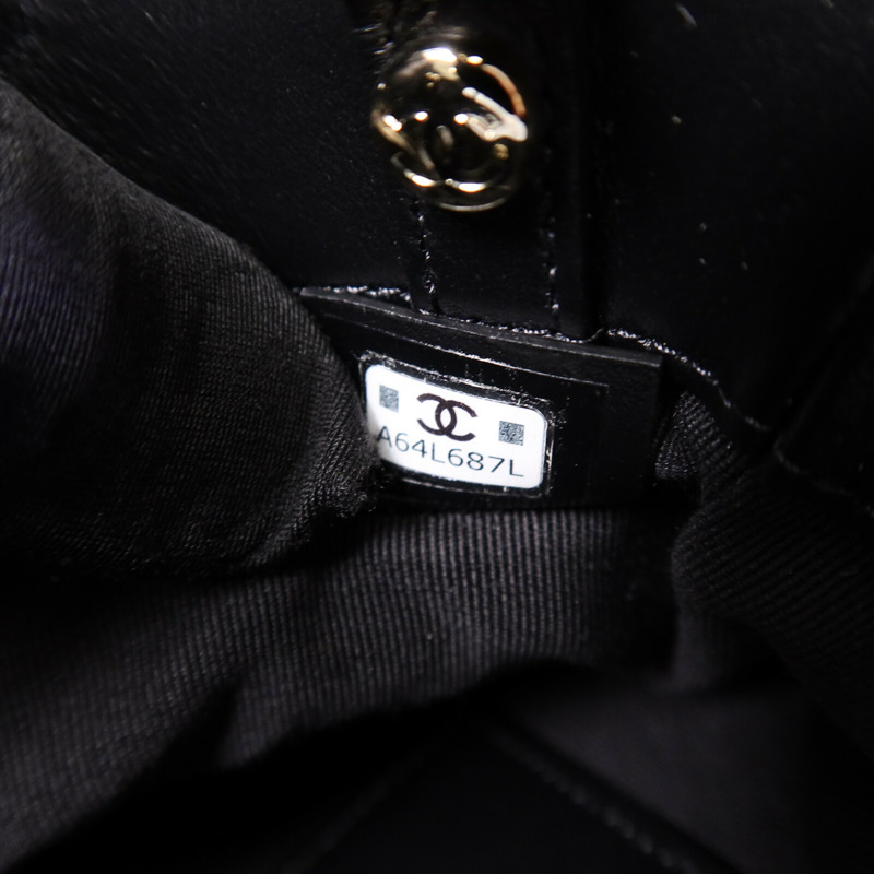 CHANEL 牛皮皮革Nano 31鏈帶肩背袋-7