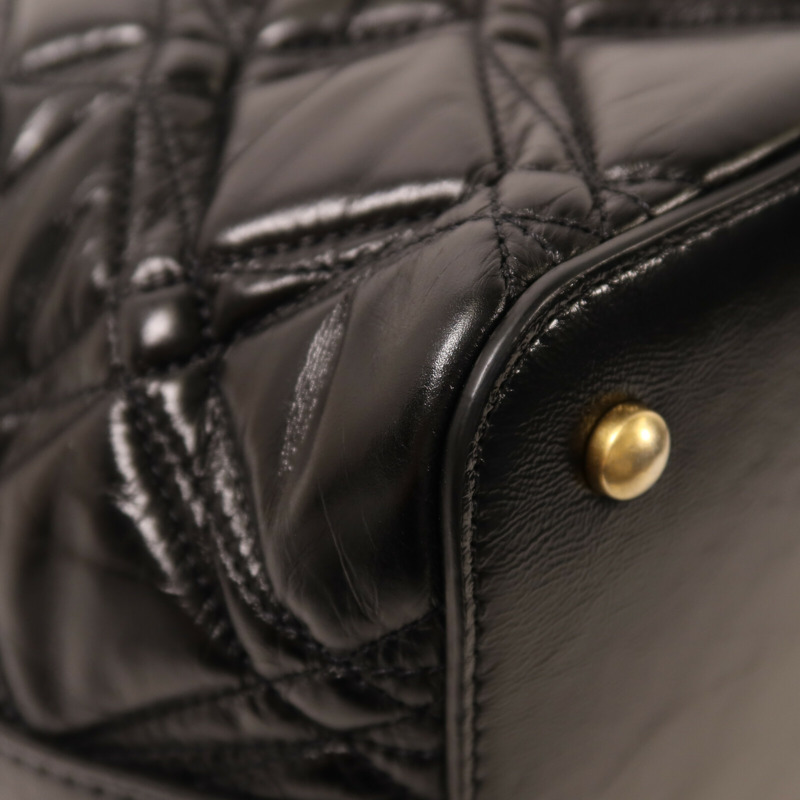 CHANEL 牛皮皮革Chain Shoulder鏈帶手挽肩背兩用袋-11