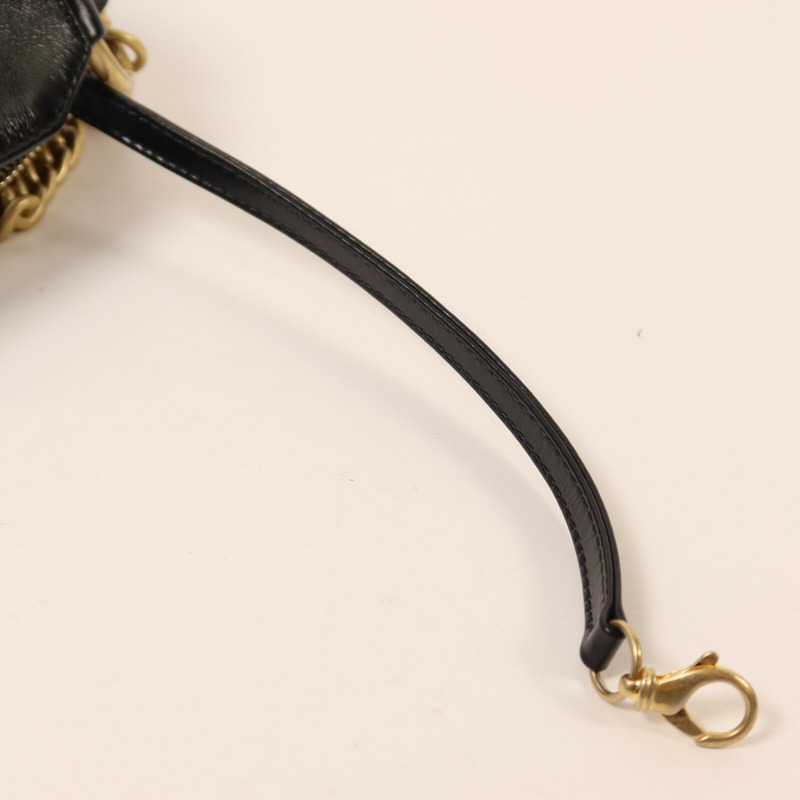 CHANEL 牛皮皮革Chain Shoulder鏈帶手挽肩背兩用袋-15