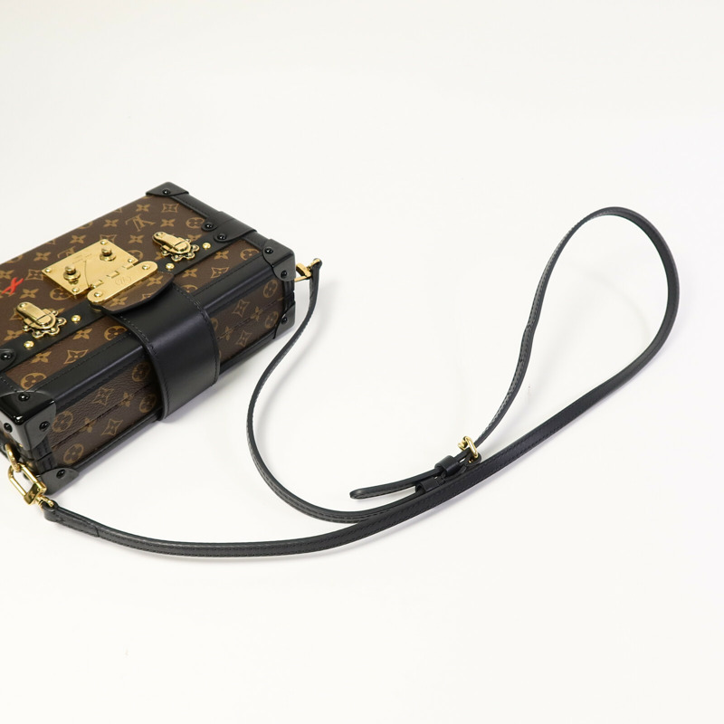 LOUIS VUITTON Monogram Petite Malle肩背袋-6