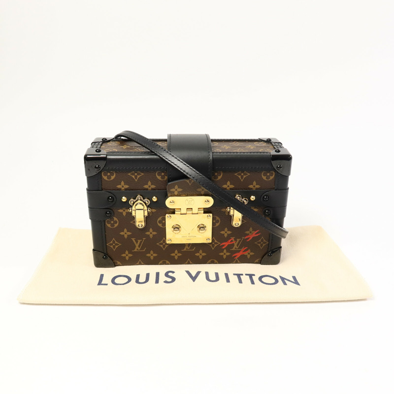 LOUIS VUITTON Monogram Petite Malle肩背袋-7