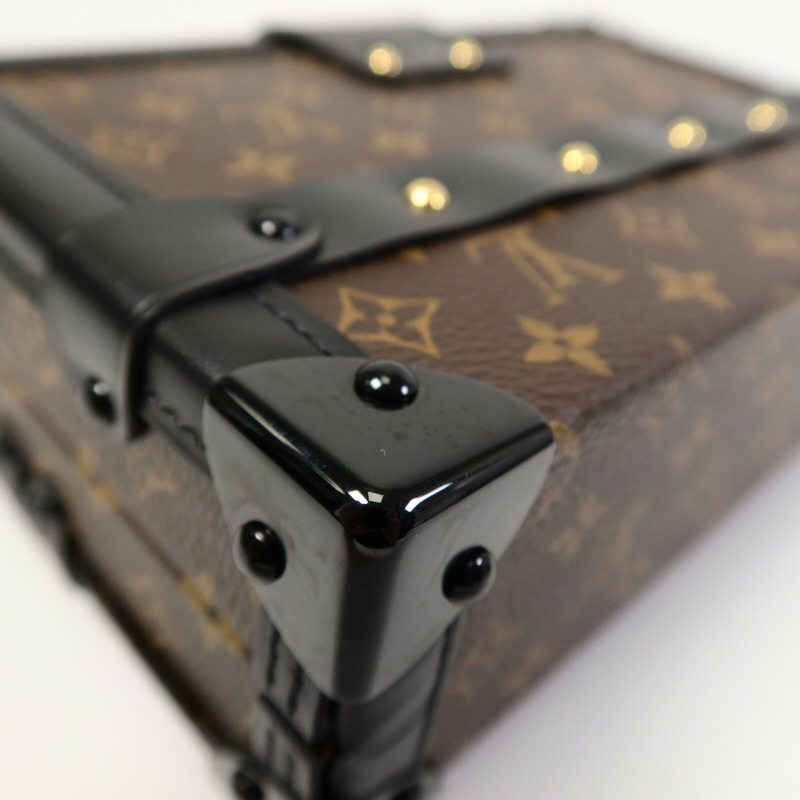 LOUIS VUITTON Monogram Petite Malle肩背袋-10