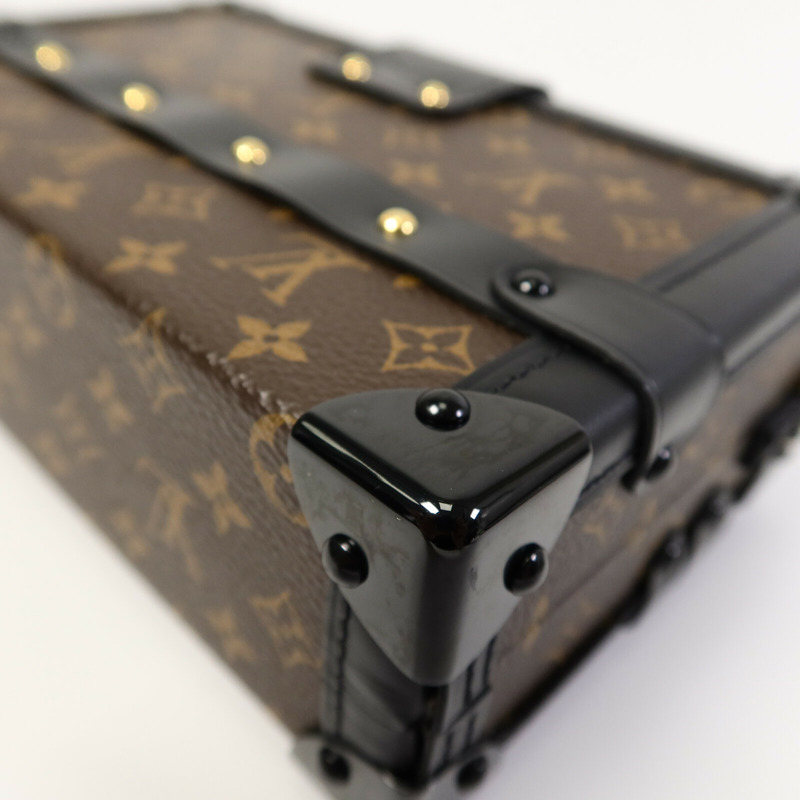 LOUIS VUITTON Monogram Petite Malle肩背袋-11