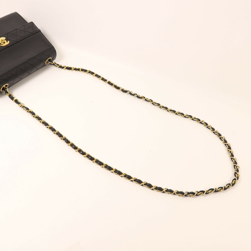 CHANEL 牛皮皮革Vintage Shoulder Bag鏈帶肩背袋-4