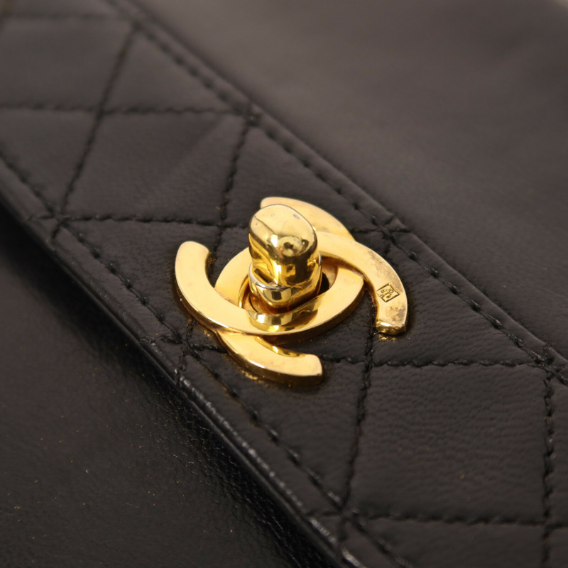 CHANEL 牛皮皮革Vintage Shoulder Bag鏈帶肩背袋-5