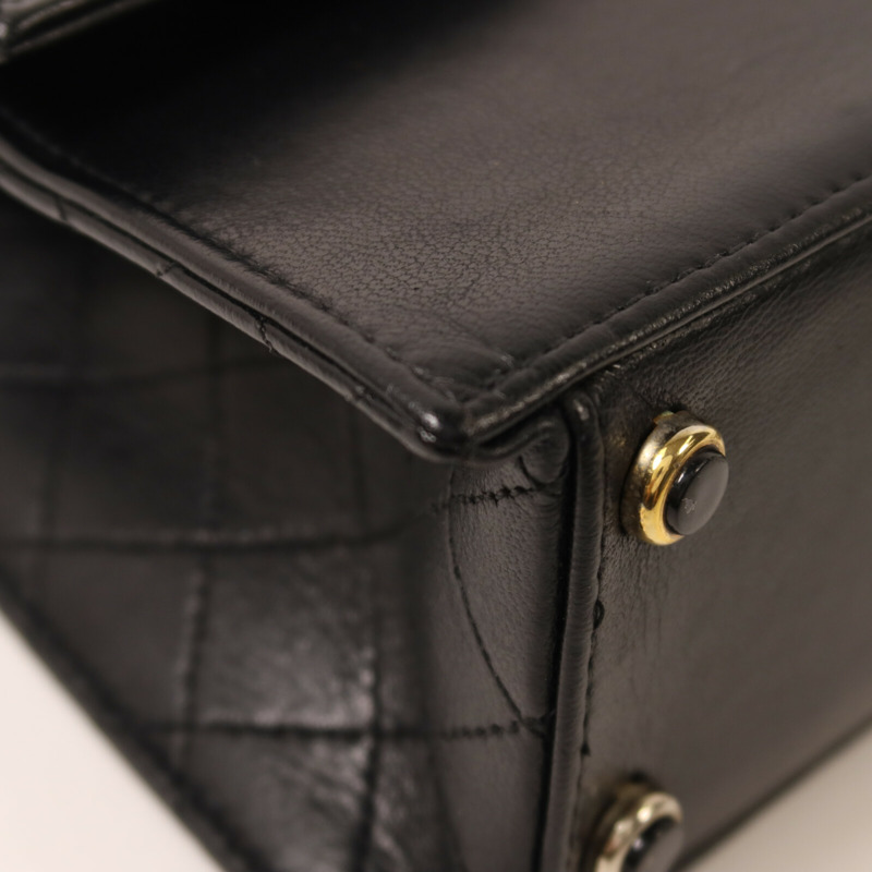 CHANEL 牛皮皮革Vintage Shoulder Bag鏈帶肩背袋-6