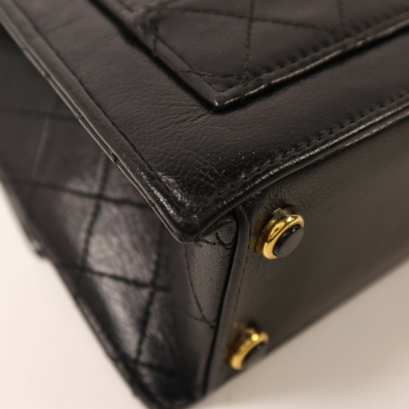 CHANEL 牛皮皮革Vintage Shoulder Bag鏈帶肩背袋-8