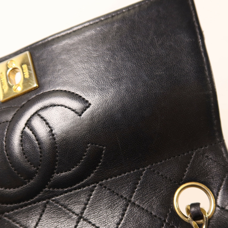 CHANEL 牛皮皮革Vintage Shoulder Bag鏈帶肩背袋-16