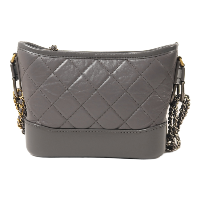 CHANEL 牛皮皮革Garbriell Small鏈帶肩背袋-1