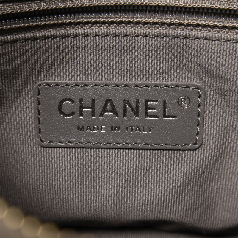 CHANEL 牛皮皮革Garbriell Small鏈帶肩背袋-5