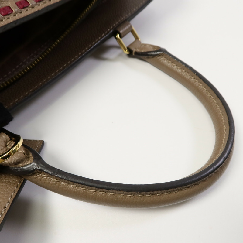 LOUIS VUITTON Monogram Empreinte Vosges MM手挽肩背兩用袋-15