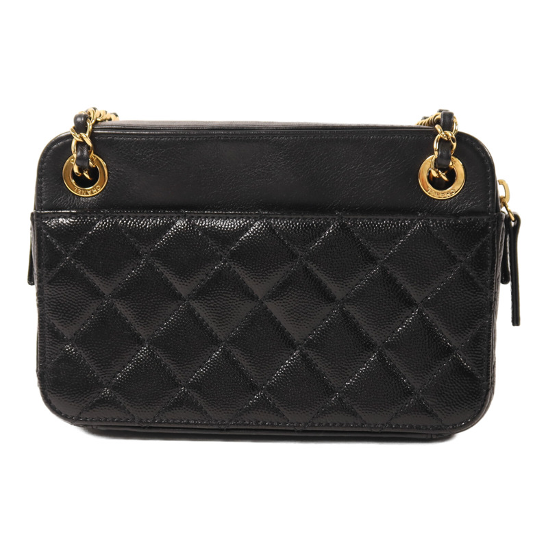 CHANEL 牛皮皮革Camera Bag鏈帶肩背袋-1