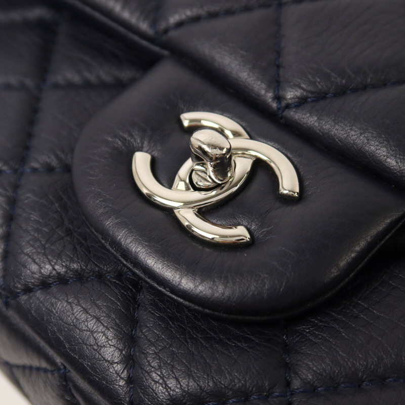 CHANEL 羊皮皮革Chain Shoulder鏈帶肩背袋-13