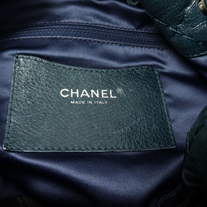 CHANEL 牛皮皮革Shoulder Bag鏈帶手挽袋-5