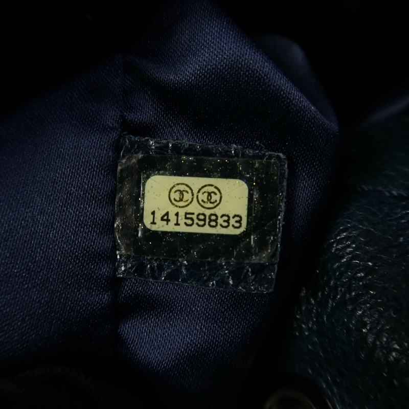 CHANEL 牛皮皮革Shoulder Bag鏈帶手挽袋-6