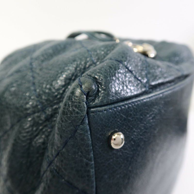 CHANEL 牛皮皮革Shoulder Bag鏈帶手挽袋-11