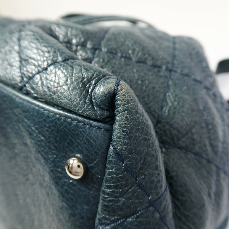 CHANEL 牛皮皮革Shoulder Bag鏈帶手挽袋-12