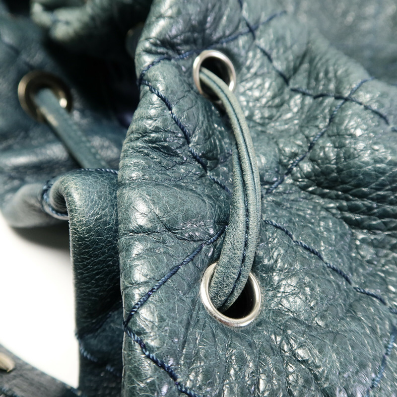 CHANEL 牛皮皮革Shoulder Bag鏈帶手挽袋-15