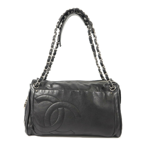 CHANEL 羊皮皮革Chain Shoulder Bag鏈帶肩背袋