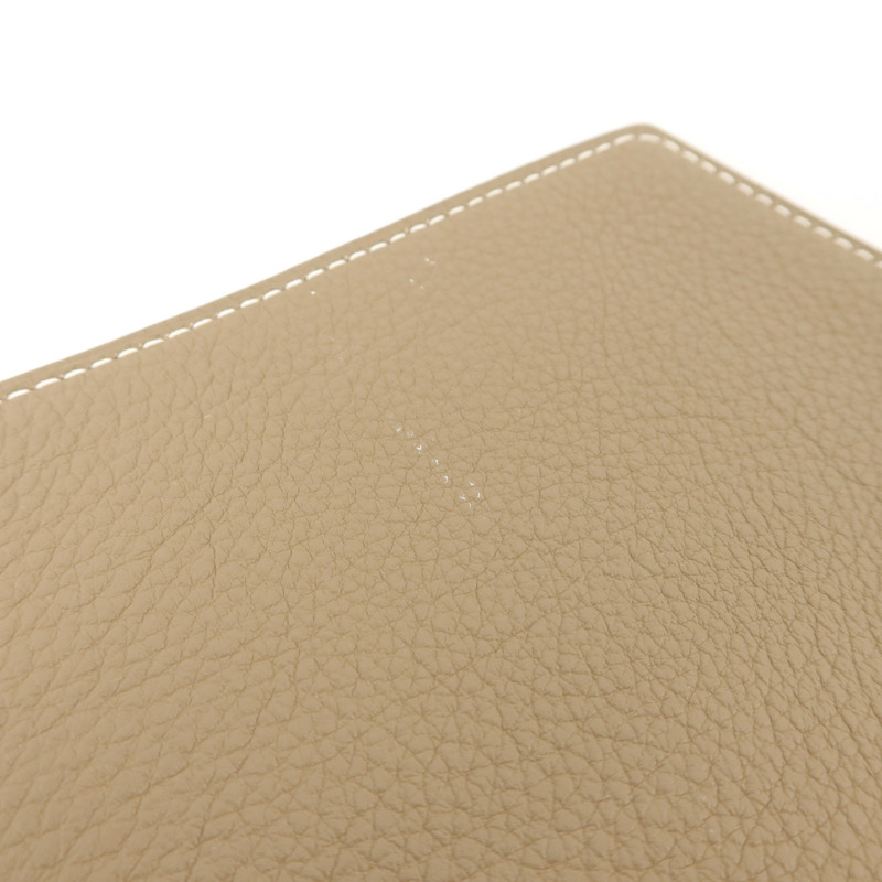 HERMES Clemence皮革Steve Light Junior肩背袋Etoupe-13