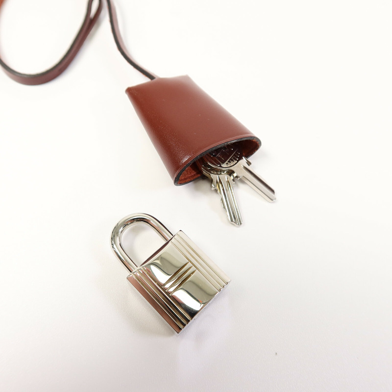 HERMES 帆布Herbag PM手挽肩背兩用袋Bleu Agate/Rouge H-8