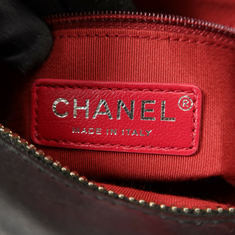 CHANEL 牛皮皮革Gabrielle Small鏈帶肩背袋-5