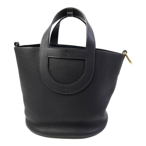 HERMES Clemence皮革In The Loop 23手挽袋Caban