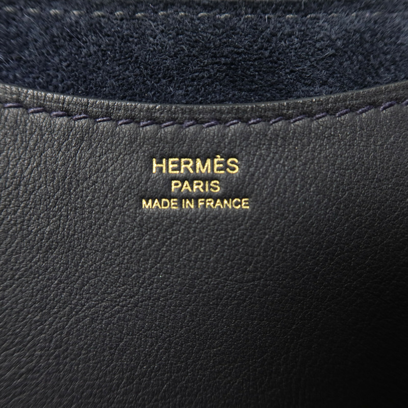 HERMES Clemence皮革In The Loop 23手挽袋Caban-5
