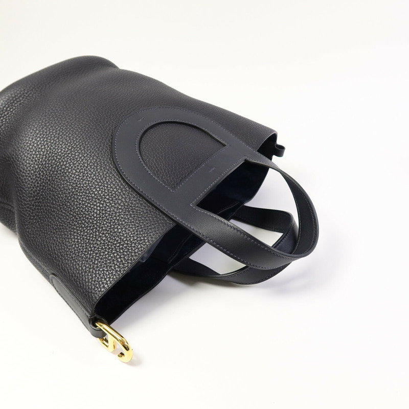 HERMES Clemence皮革In The Loop 23手挽袋Caban-8