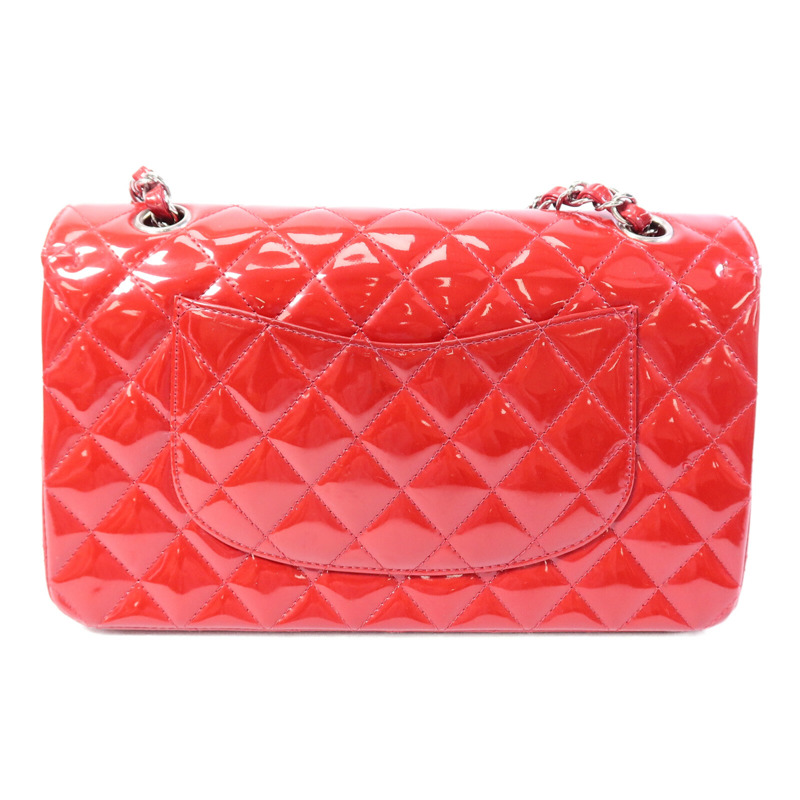 CHANEL 漆皮皮革Chain Shoulder Bag鏈帶肩背袋-1