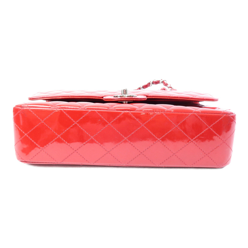 CHANEL 漆皮皮革Chain Shoulder Bag鏈帶肩背袋-3