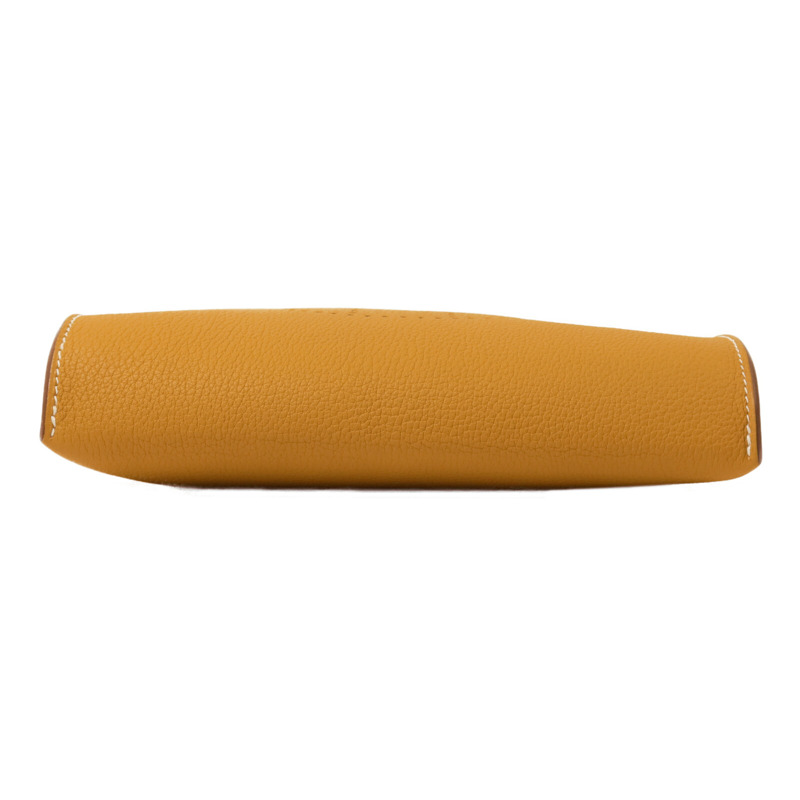 HERMES Togo皮革Videpoches Bag肩背袋Biscuit-3
