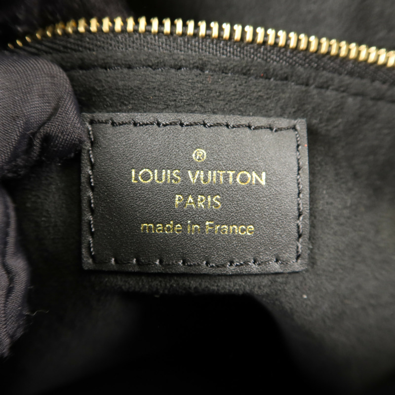 LOUIS VUITTON Monogram Petite Malle Souple金扣手挽肩背兩用袋棕色-5