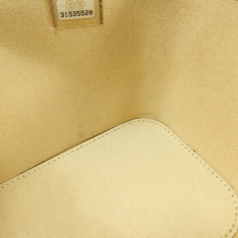 CHANEL 羊皮皮革Vanity Case With Gold Ball鏈帶肩背袋-17