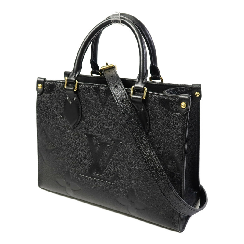 LOUIS VUITTON Monogram Empreinte On The Go PM手挽肩背兩用袋-1
