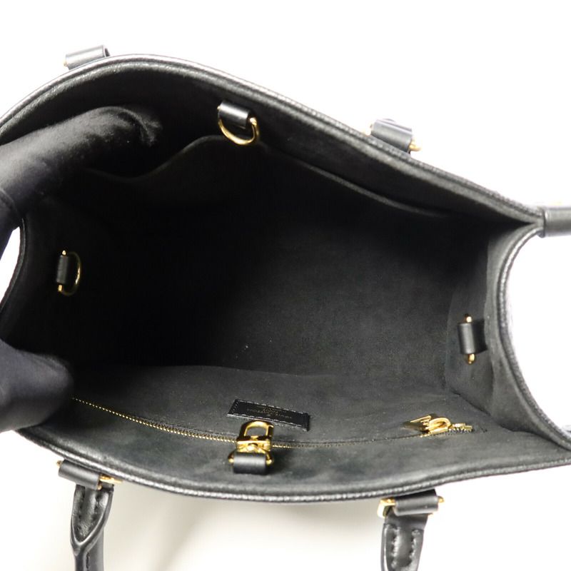 LOUIS VUITTON Monogram Empreinte On The Go PM手挽肩背兩用袋-4