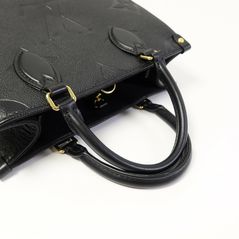 LOUIS VUITTON Monogram Empreinte On The Go PM手挽肩背兩用袋-6
