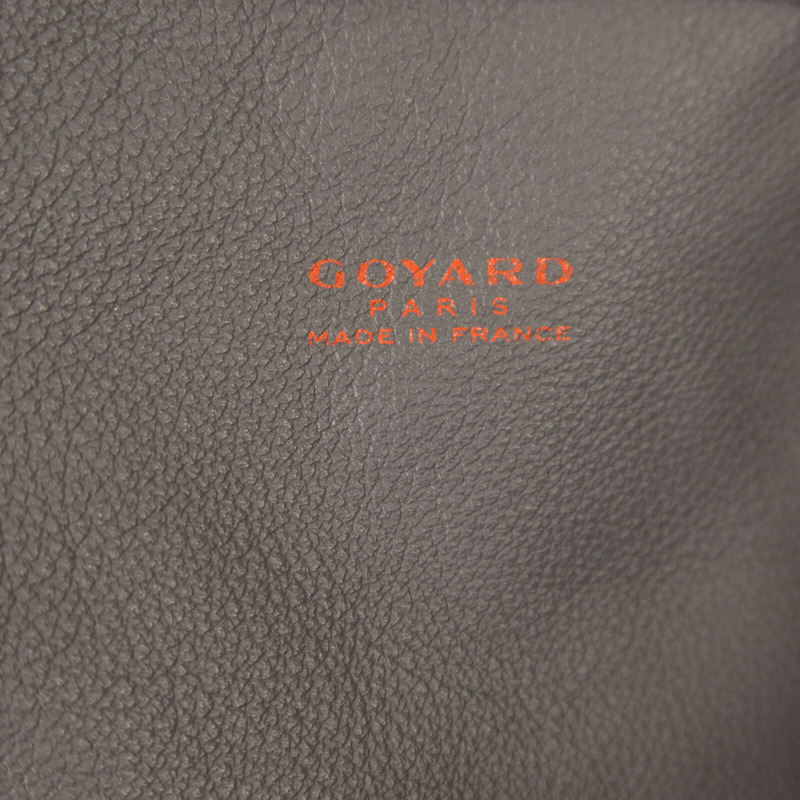 GOYARD 塗層帆布/牛皮皮革Anjou GM手挽袋-5