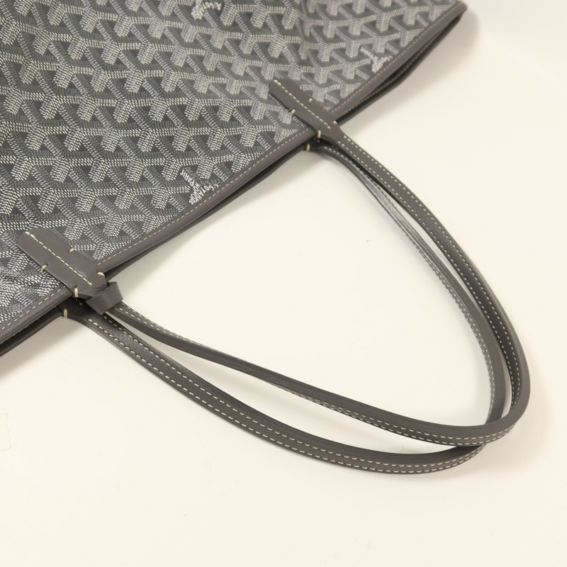 GOYARD 塗層帆布/牛皮皮革Anjou GM手挽袋-7