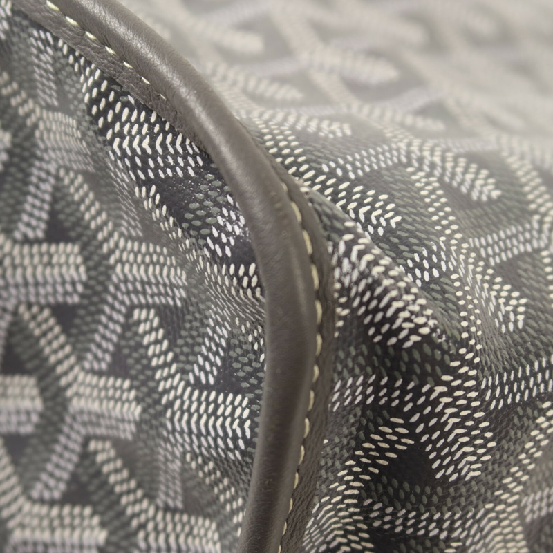 GOYARD 塗層帆布/牛皮皮革Anjou GM手挽袋-13