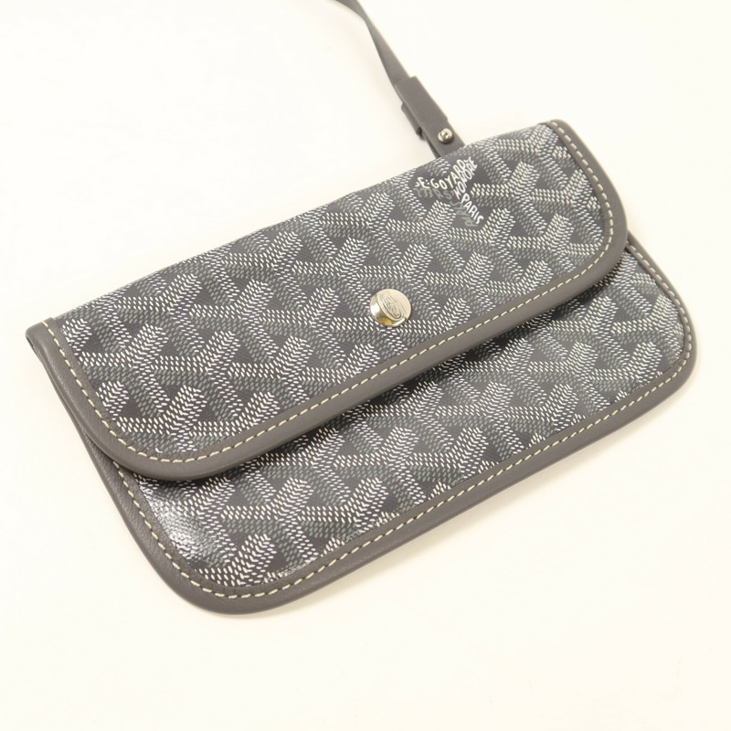 GOYARD 塗層帆布/牛皮皮革Anjou GM手挽袋-14