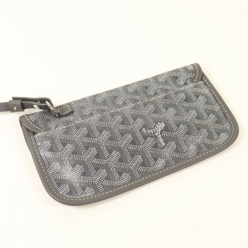 GOYARD 塗層帆布/牛皮皮革Anjou GM手挽袋-15